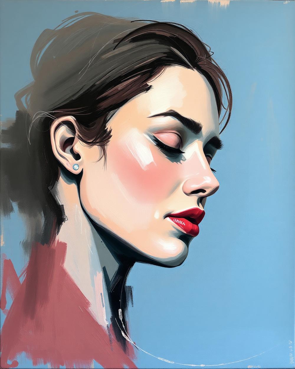 The Weight of Quiet Mornings — Oil on linen by Azera Graham